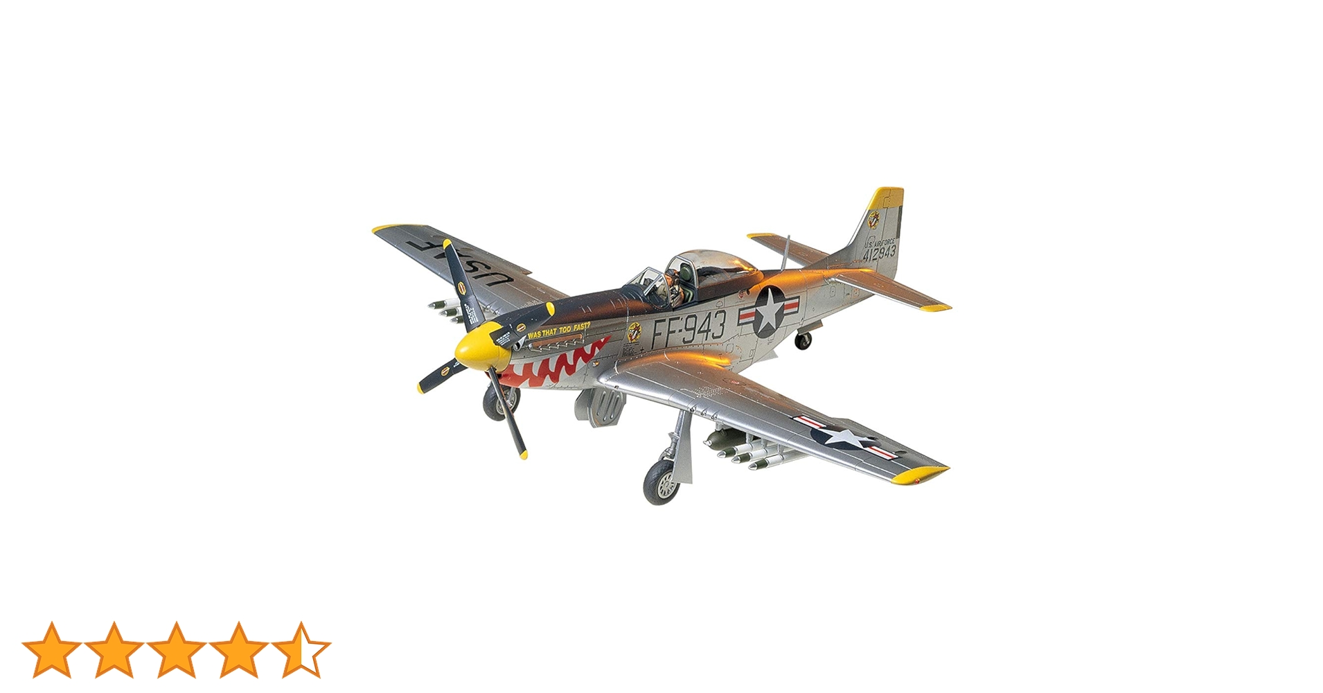 #作品No18 アメリカ陸軍 F-51D マスタング プラモデル 組立塗装済 1/32 ノースアメリカン F-51D マスタング (朝鮮戦争): スケール